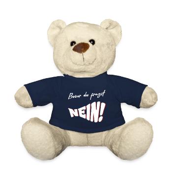 Before you ask NO - Teddy Bear - french navy - Front