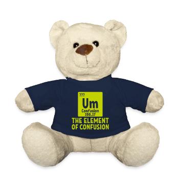 To the Element of Confusion gift - Teddy Bear - french navy - Front