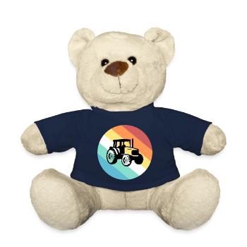 Tracteur - Nounours - bleu marine - Devant
