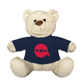 Ninja head - Teddy Bear - french navy - Front