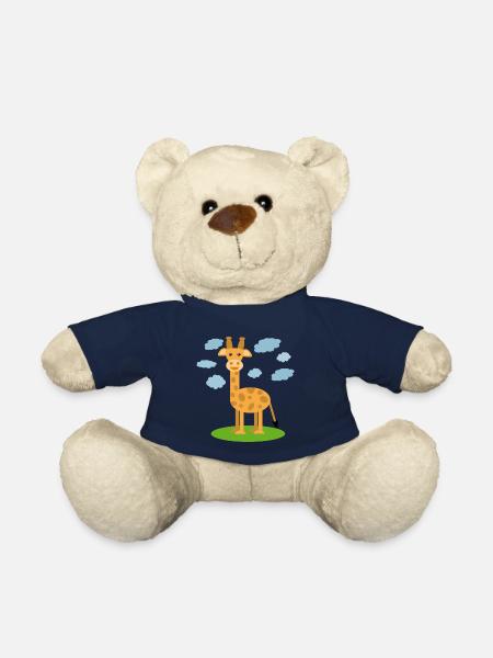 Girafe - Nounours - bleu marine