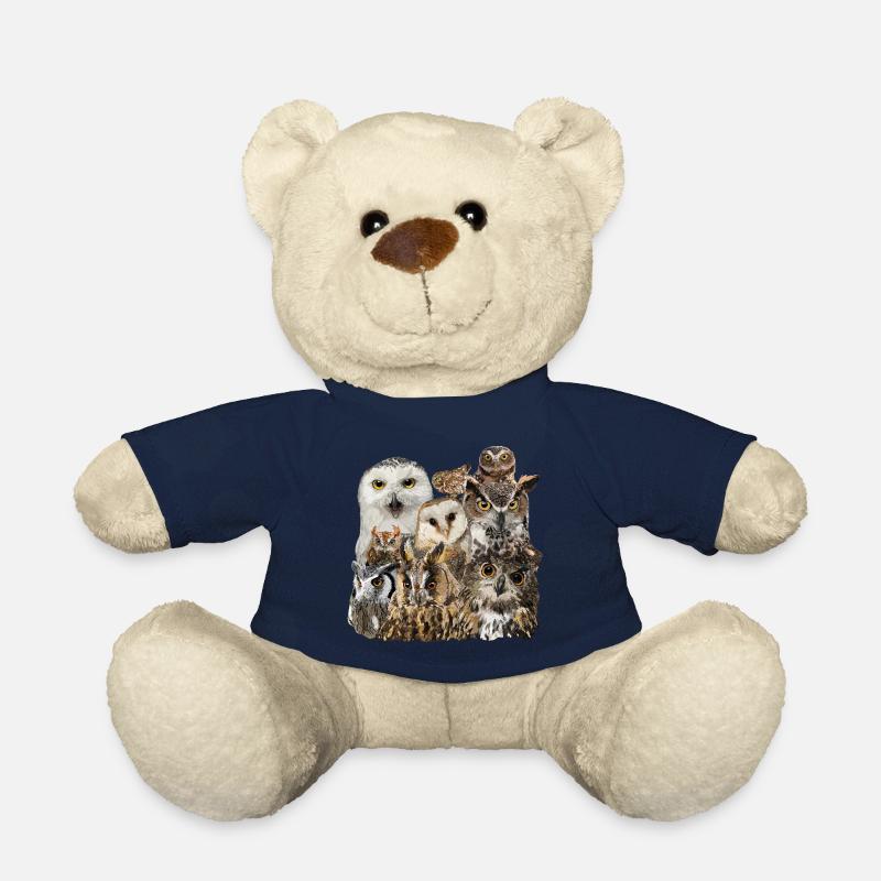 Hiboux - Nounours - bleu marine