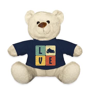 motorcycle - Teddy Bear - french navy - Front