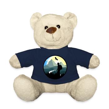 Montagnes, randonnée, nature sauvage - homme - Nounours - bleu marine - Devant