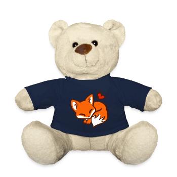 Niedlicher Fuchs / Cute Fox - Teddy - French Navy - Vorne