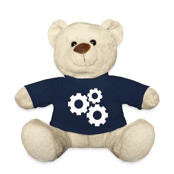 gear wheels - Teddy Bear - french navy - Front