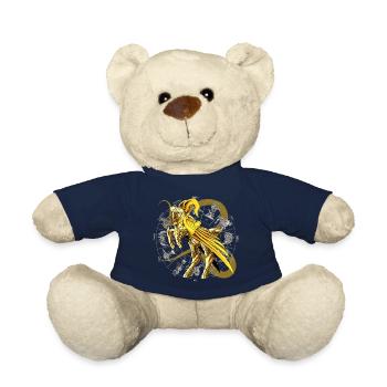 Capricorn Zodiac Divine Armor - Teddy Bear - french navy - Front