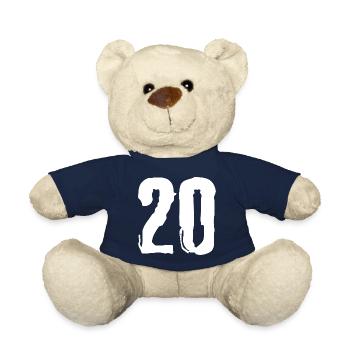 Maillot à 20 chiffres - Nounours - bleu marine - Devant