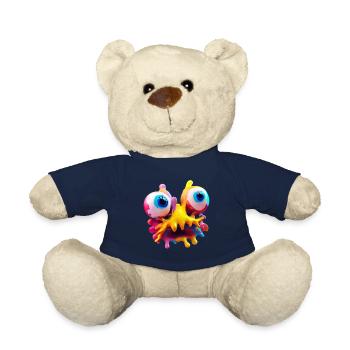 Monstre extraterrestre mignon - Nounours - bleu marine - Devant