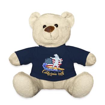 Surf the surf - Teddy Bear - french navy - Front