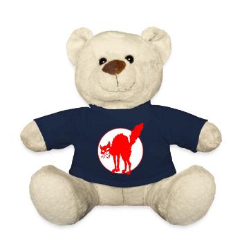 Anarchy Cat - Teddy Bear - french navy - Front