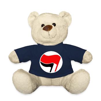 Antifa-Flaggen Logo - Teddy - French Navy - Vorne