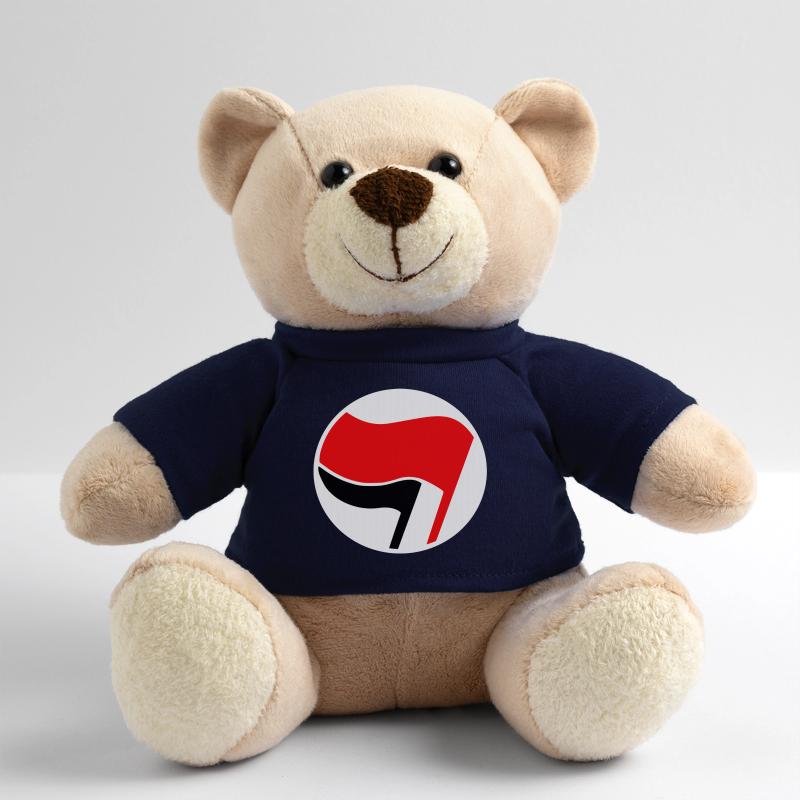 Antifa flags logo Teddy Bear