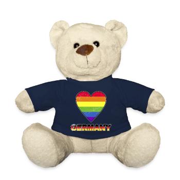 Deutschland lgbtqia+ - Teddy - French Navy - Vorne