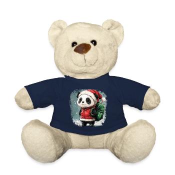 Pandas Christmas - Teddy Bear - french navy - Front