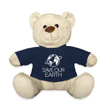 Militant écologiste Save our Earth Earth - Nounours - bleu marine - Devant