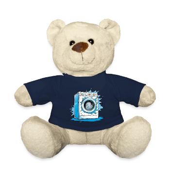 Machine à laver - Nounours - bleu marine - Devant
