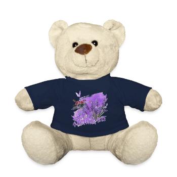 Amour à la Française Lavender and Provence flair - Teddy Bear - french navy - Front