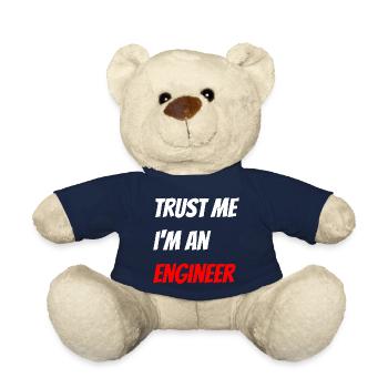 engineer - Teddy Bear - french navy - Front