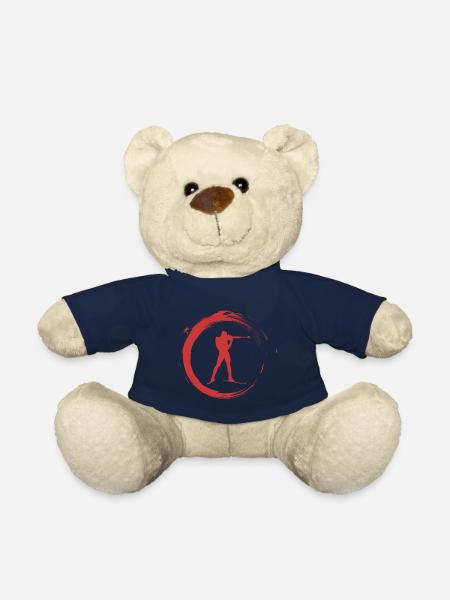 biathlon - Nounours - bleu marine