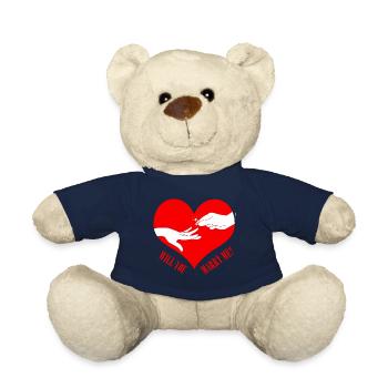 wedding - Teddy Bear - french navy - Front