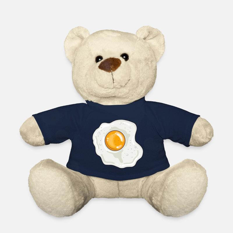 Spiegelei Pfanne Eigelb Eiweiß - Teddy - French Navy