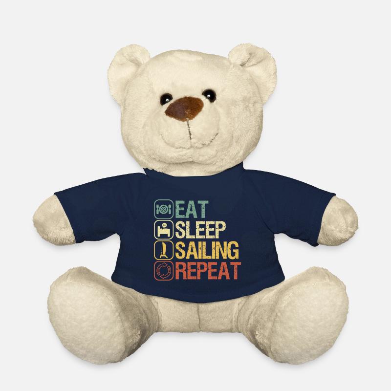 Voile - Nounours - bleu marine