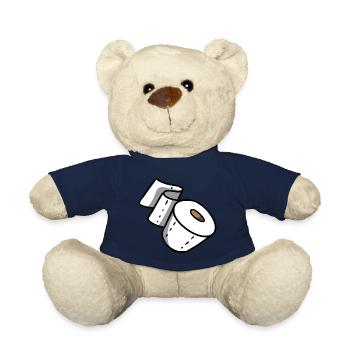 Papier toilette - Nounours - bleu marine - Devant