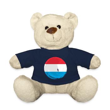 Drapeau luxembourgeois Drapeau luxembourgeois Accueil - Nounours - bleu marine - Devant