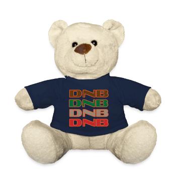 DNB Drum and Bass Junglist Colour Remix - Teddy Bear - french navy - Front