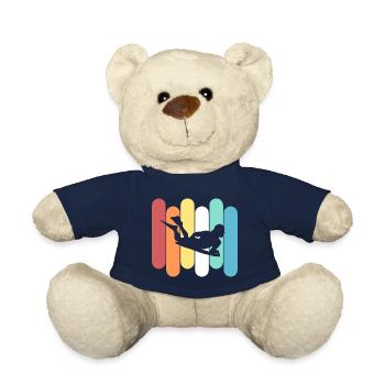 Bodyboarder - Teddy Bear - french navy - Front
