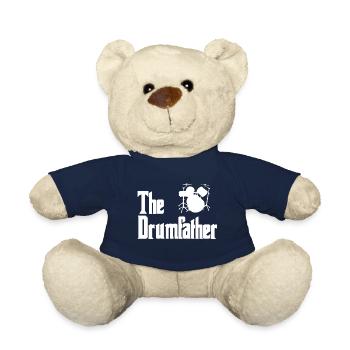 The Drumfather Drummer Drums - Nounours - bleu marine - Devant