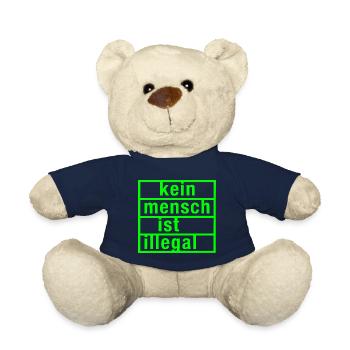 kein mensch ist illegal - Teddy - French Navy - Vorne
