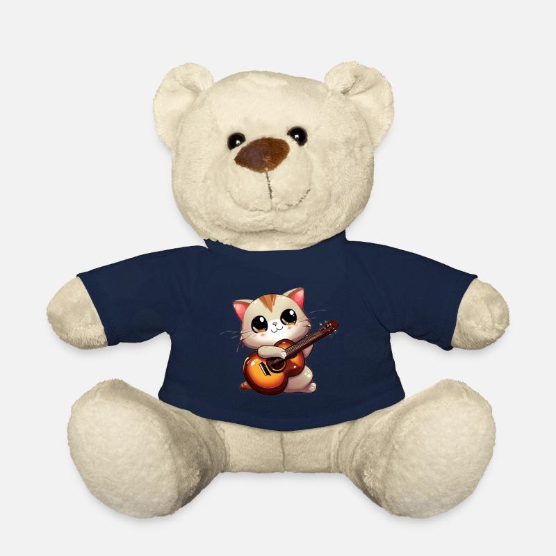 Katze mit Gitarre - Teddy - French Navy