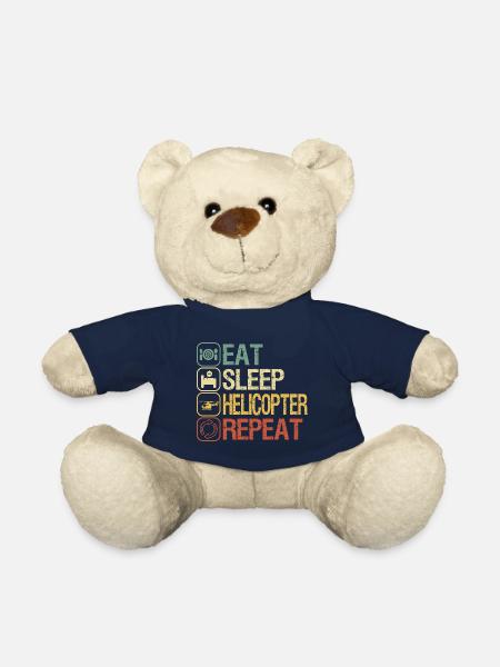 Pilote d’hélicoptère - Nounours - bleu marine