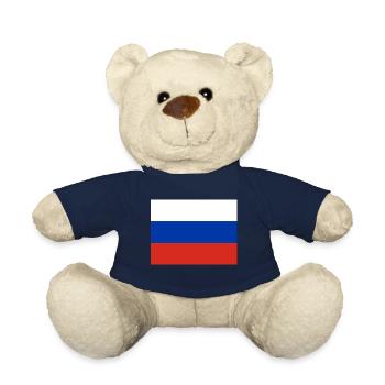 Russian flag - Teddy Bear - french navy - Front