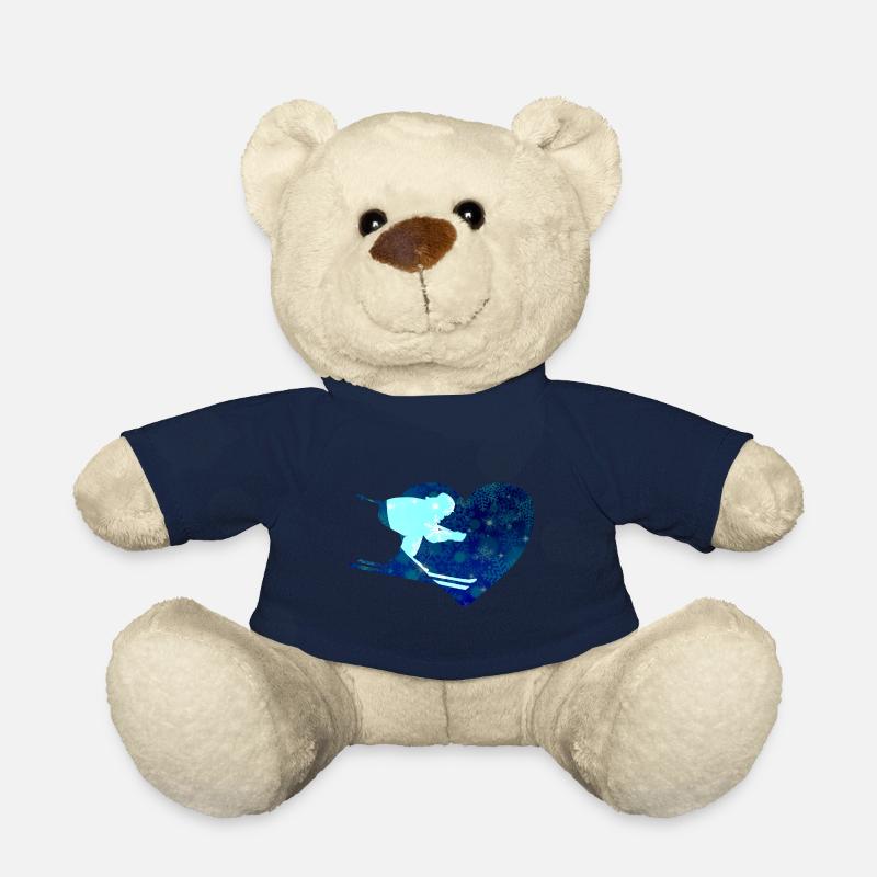 Skifahrer Skiurlaub - Teddy - French Navy