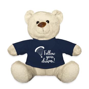 Follow your dreams - Nounours - bleu marine - Devant