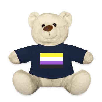 LGBT Non-binary - Teddy Bear - french navy - Front