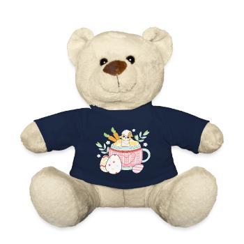 BOW Easter Chibi Cup - Teddy Bear - french navy - Front