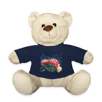 Fleurs Beautiful Flore - Nounours - bleu marine - Devant