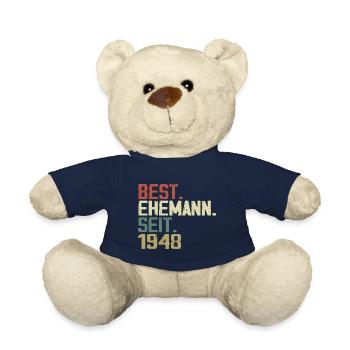 Best Ehemann Seit 1948 Geburtstagsgeschenk 1948 - Teddy - French Navy - Vorne