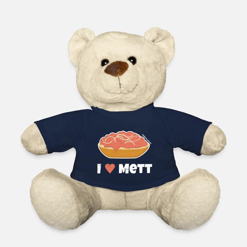 I love Mett - Helles Design - Teddy - French Navy