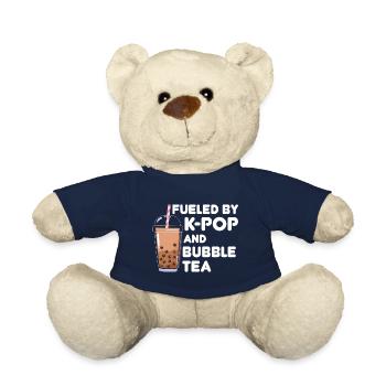 Kpop Bubbletea K-Pop Corée Corée du Sud Cadeau De Séoul - Nounours - bleu marine - Devant