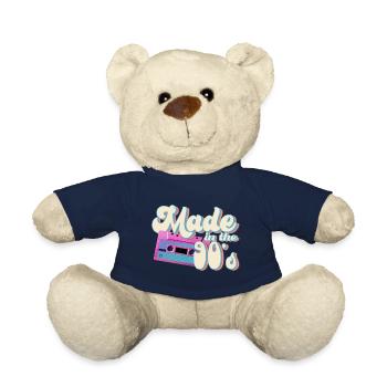 Fabriqué dans les années 90 - Nounours - bleu marine - Devant