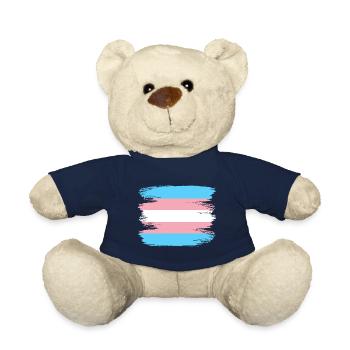 Transsexuell Flagge Transgender Pride Flag - Teddy - French Navy - Vorne