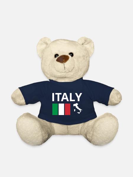 Italie Drapeau Italien Drapeau Italien - Nounours - bleu marine