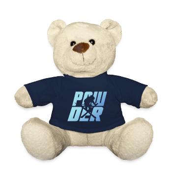 Ski Freestyle, Skiing, Ski - Powder - Teddy Bear - french navy - Front