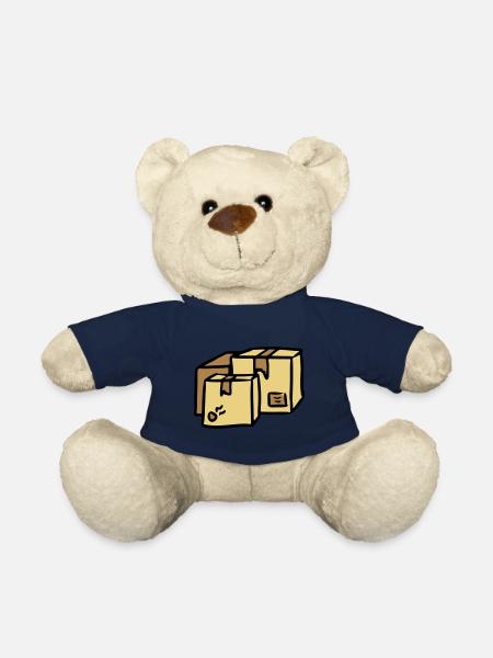 Colis Livraison livraison packages paquets Post - Nounours - bleu marine