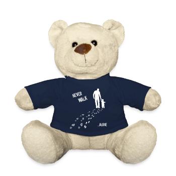 PÈRE & FILS NEVER WALK ALONE - Nounours - bleu marine - Devant